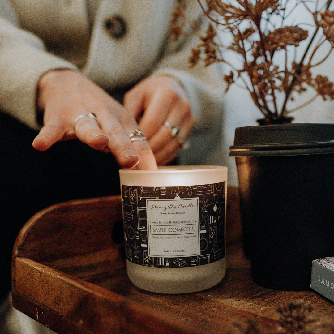 Skinny Dip Candle: Simple Comforts (7oz)