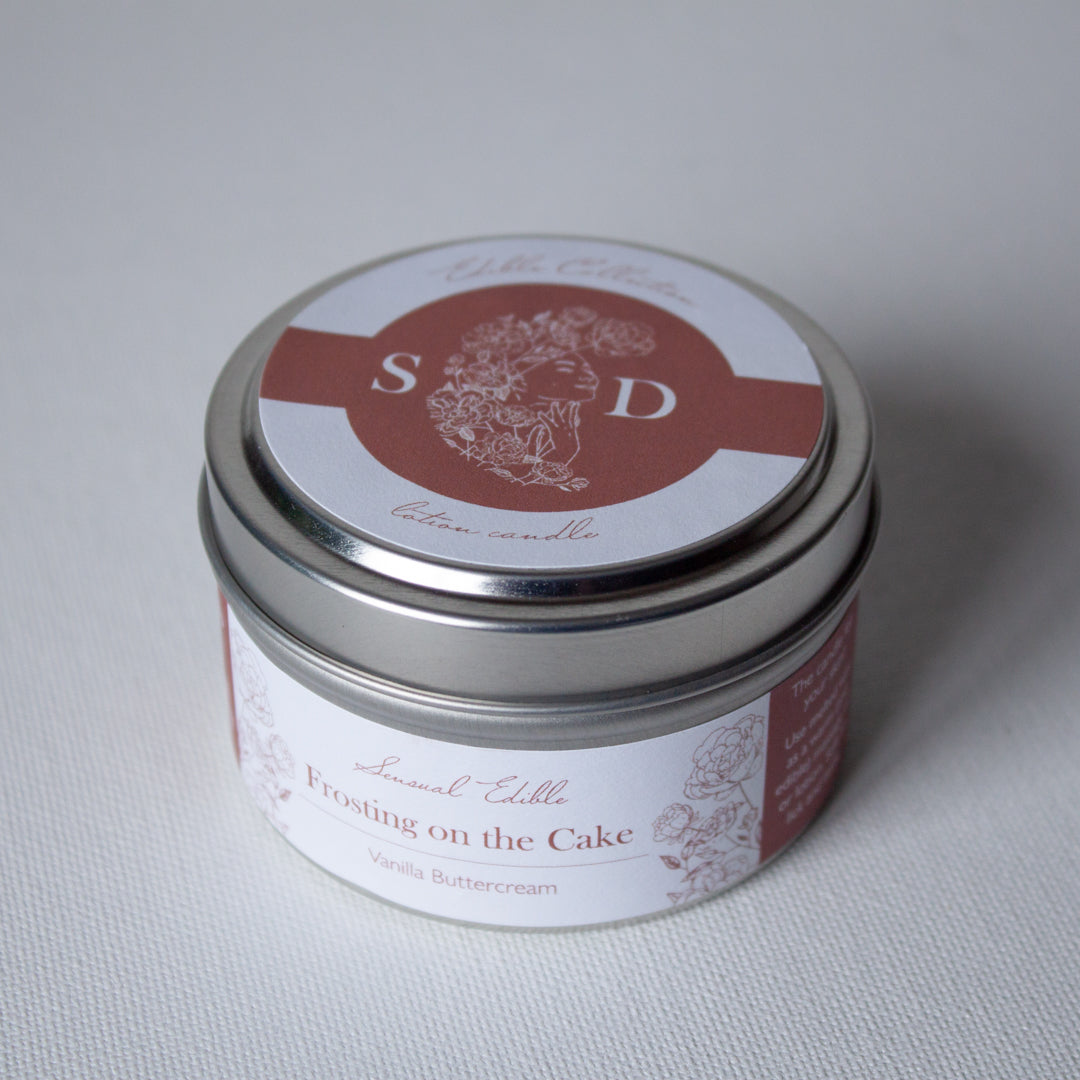 Sensual Edible Candle 4oz (Frosting On the Cake)