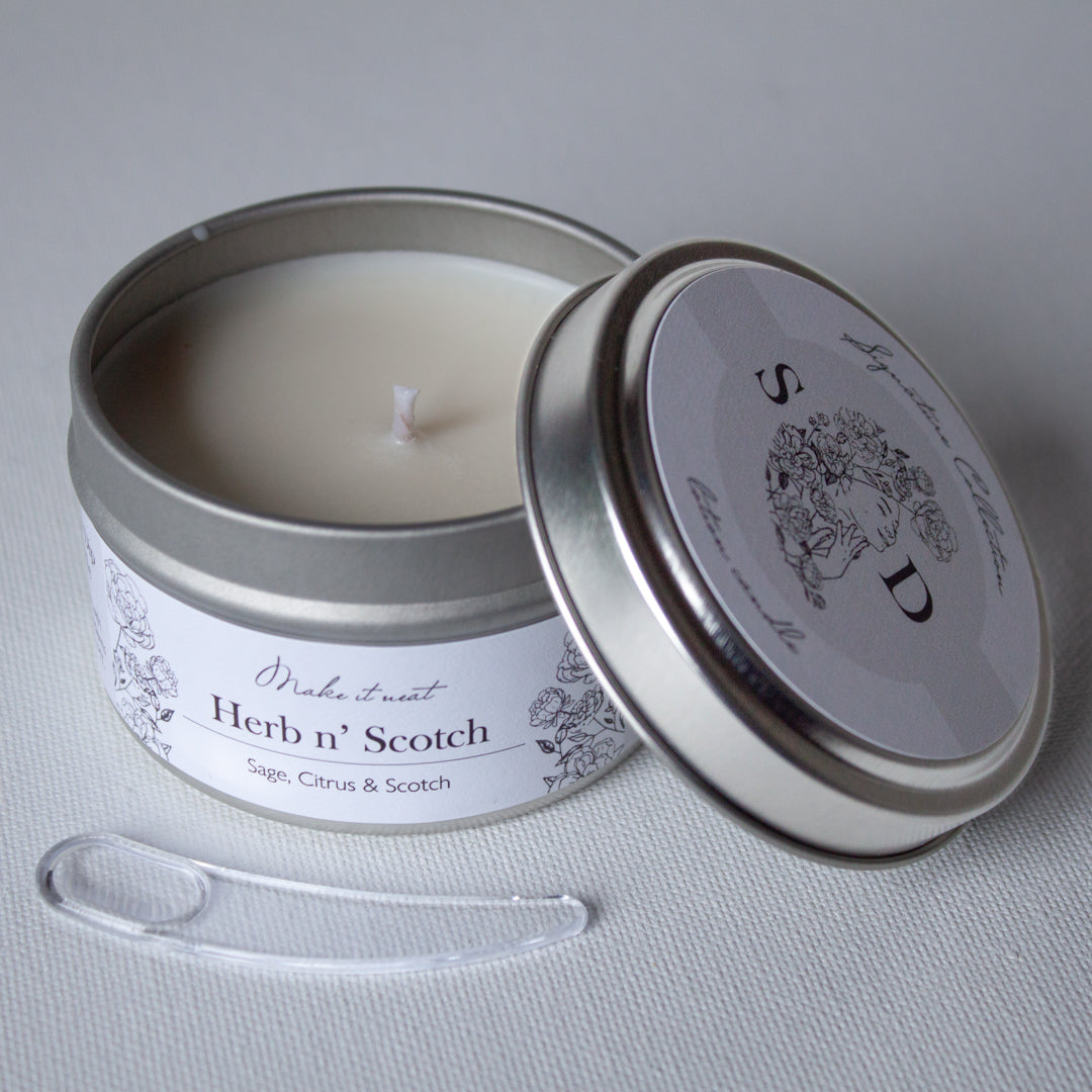 Skinny Dip Candle 4oz (Herb n' Scotch)