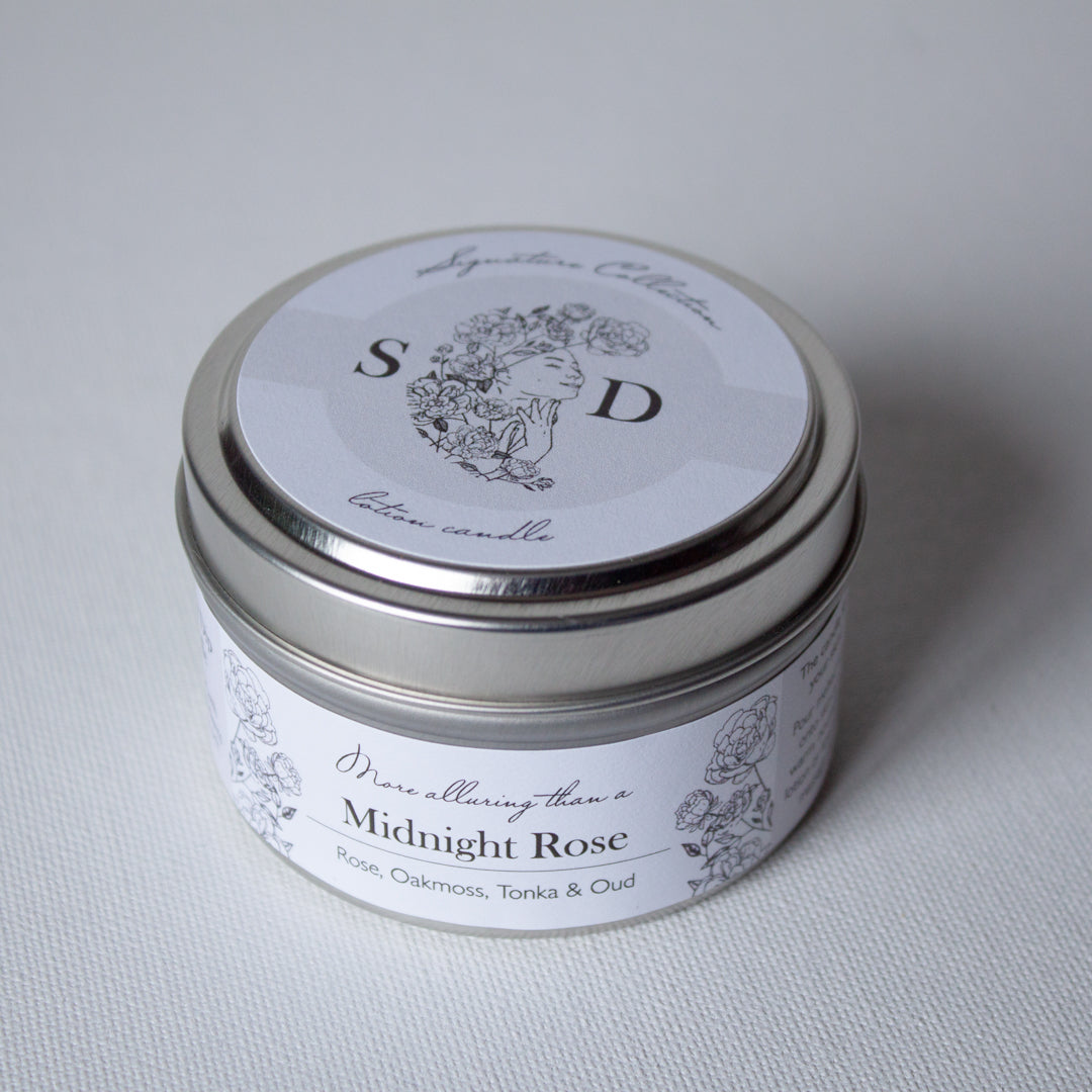 Skinny Dip Candle 4oz (Midnight Rose)