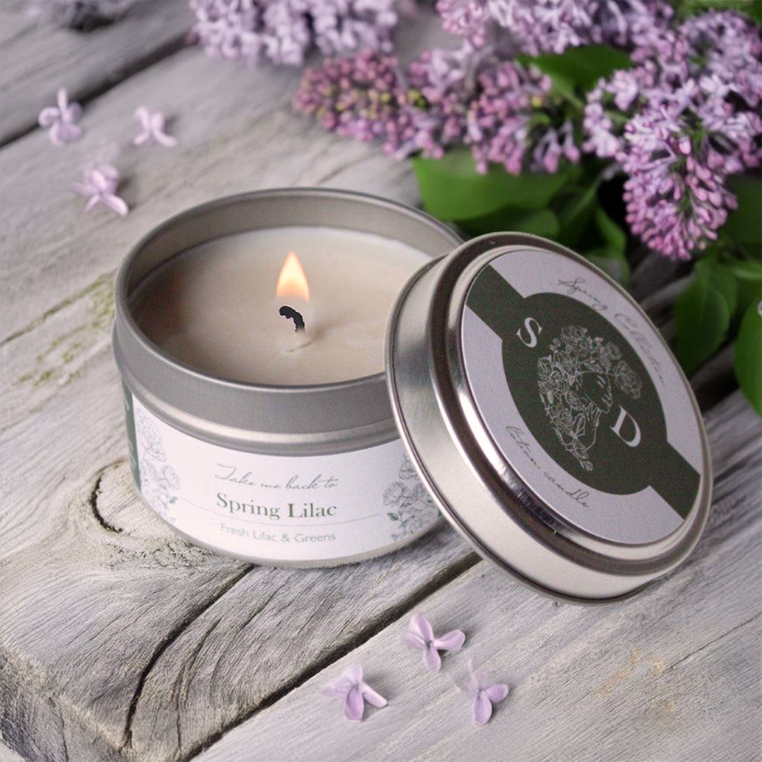 Skinny Dip Candle 4oz (Spring Lilac)
