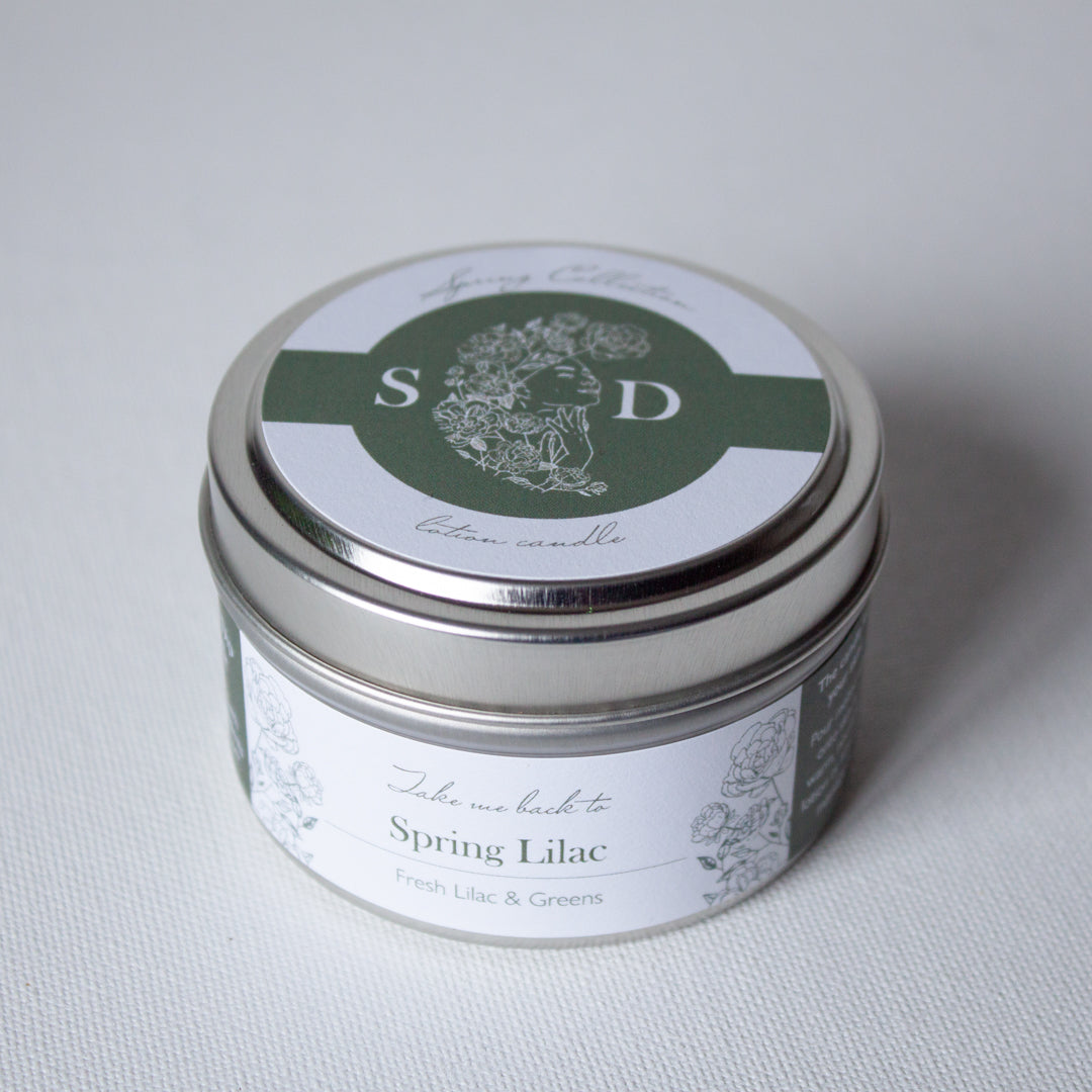 Skinny Dip Candle 4oz (Spring Lilac)