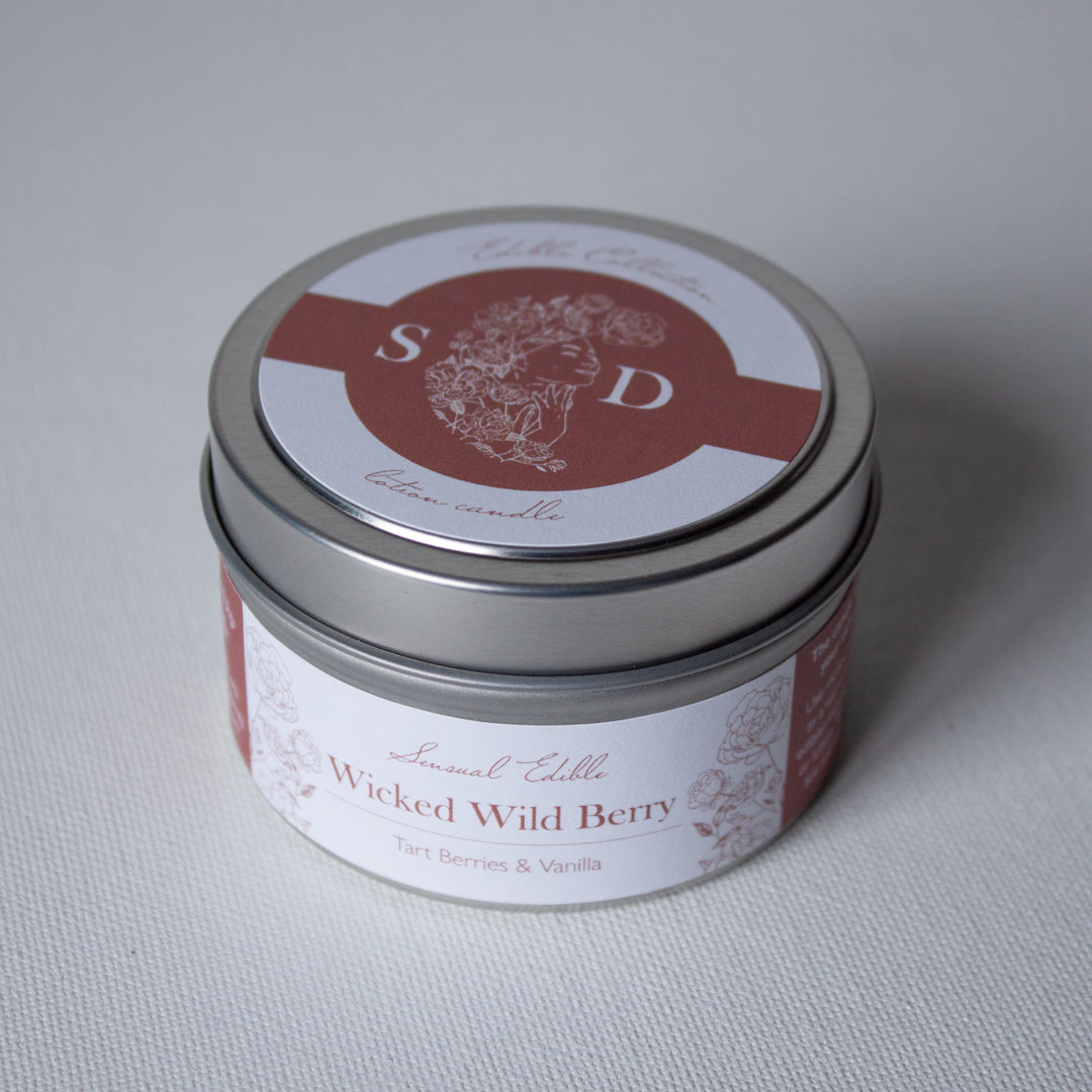 Sensual Edible Candle 4oz (Wicked Wild Berry)