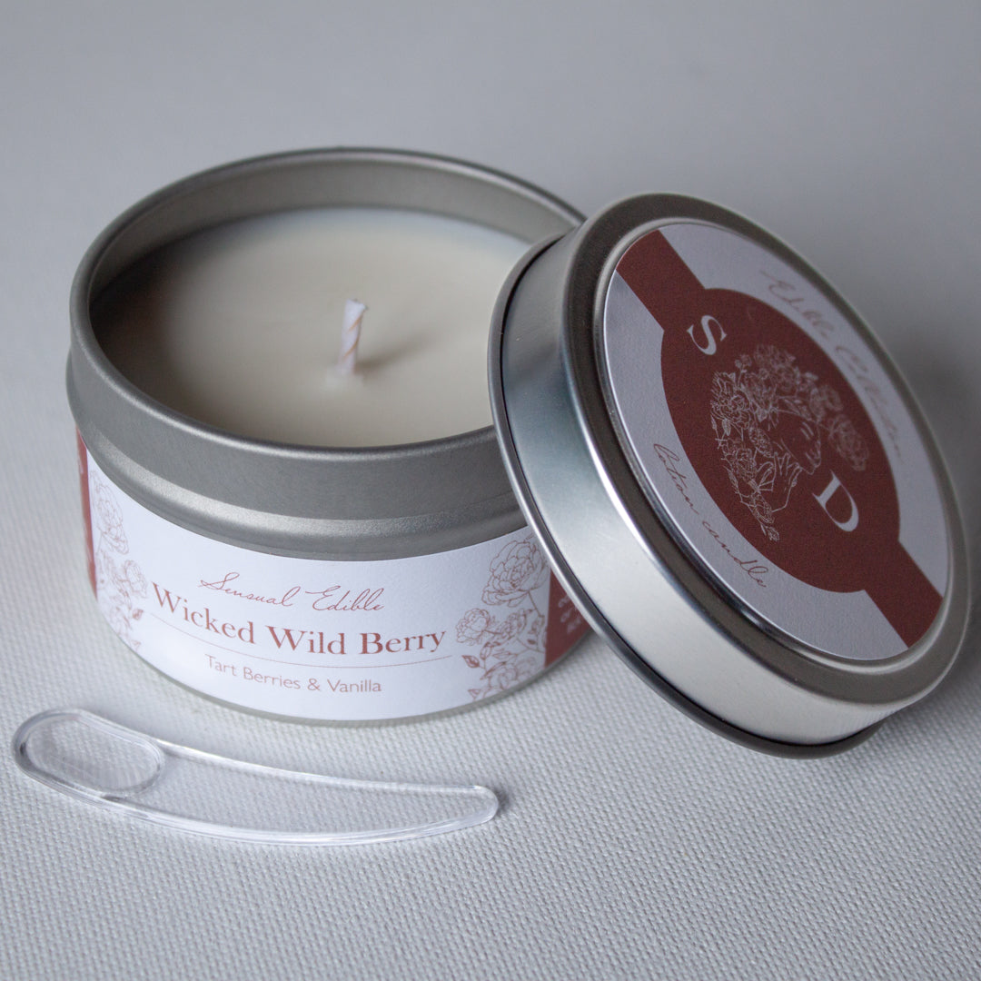 Sensual Edible Candle 4oz (Wicked Wild Berry)
