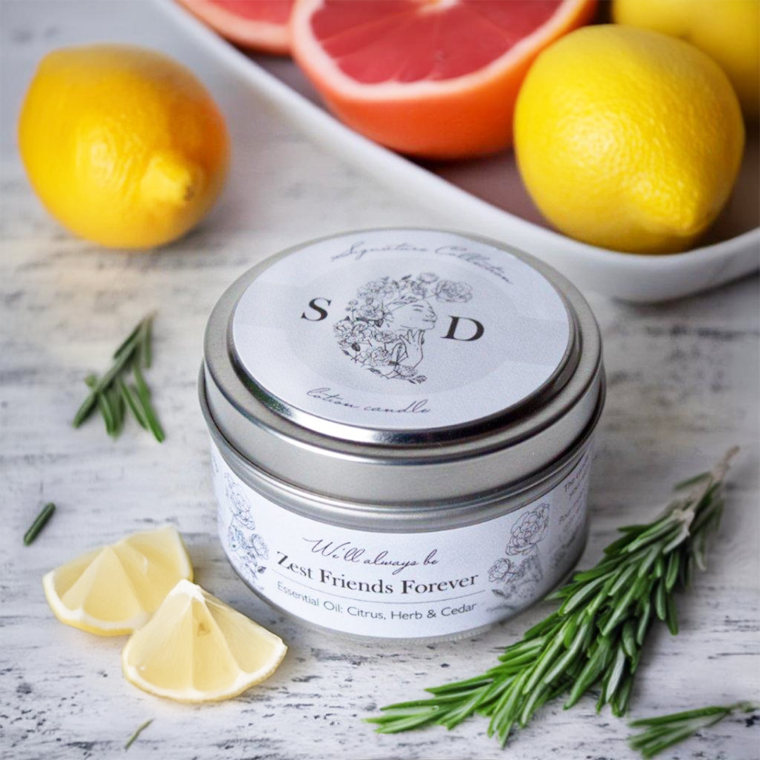 Skinny Dip Candle 4oz (Zest Friends Forever - Essential Oil)