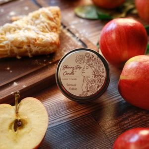 Sensual Edible Candle 4oz (Apple Tart)