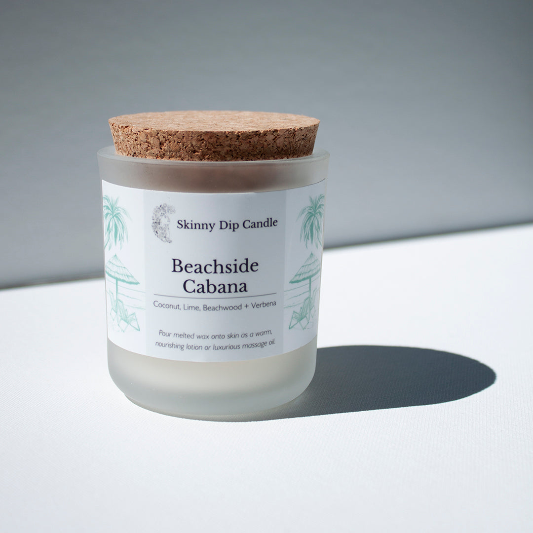 Skinny Dip Candle: Beachside Cabana (6oz)