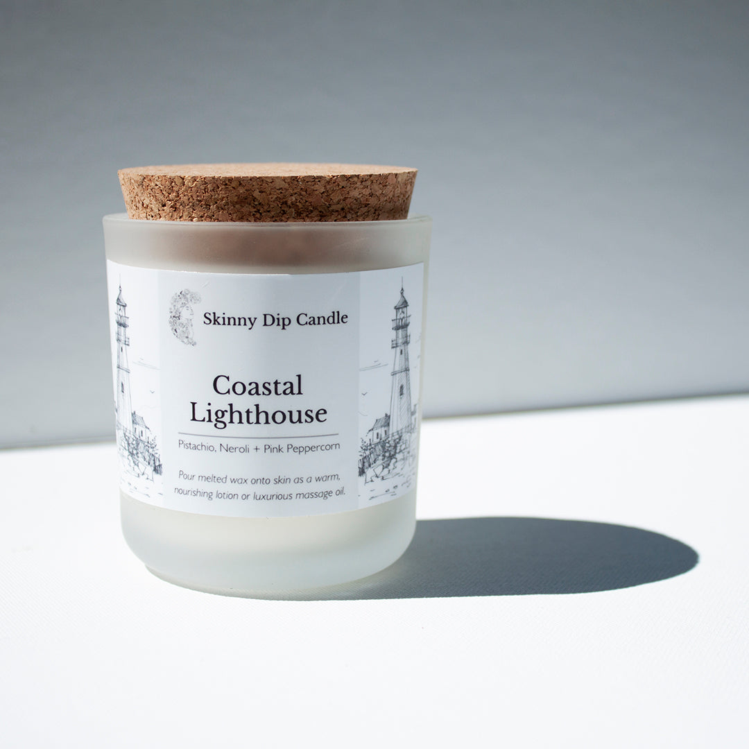 Skinny Dip Candle: Coastal Lighthouse (6oz)