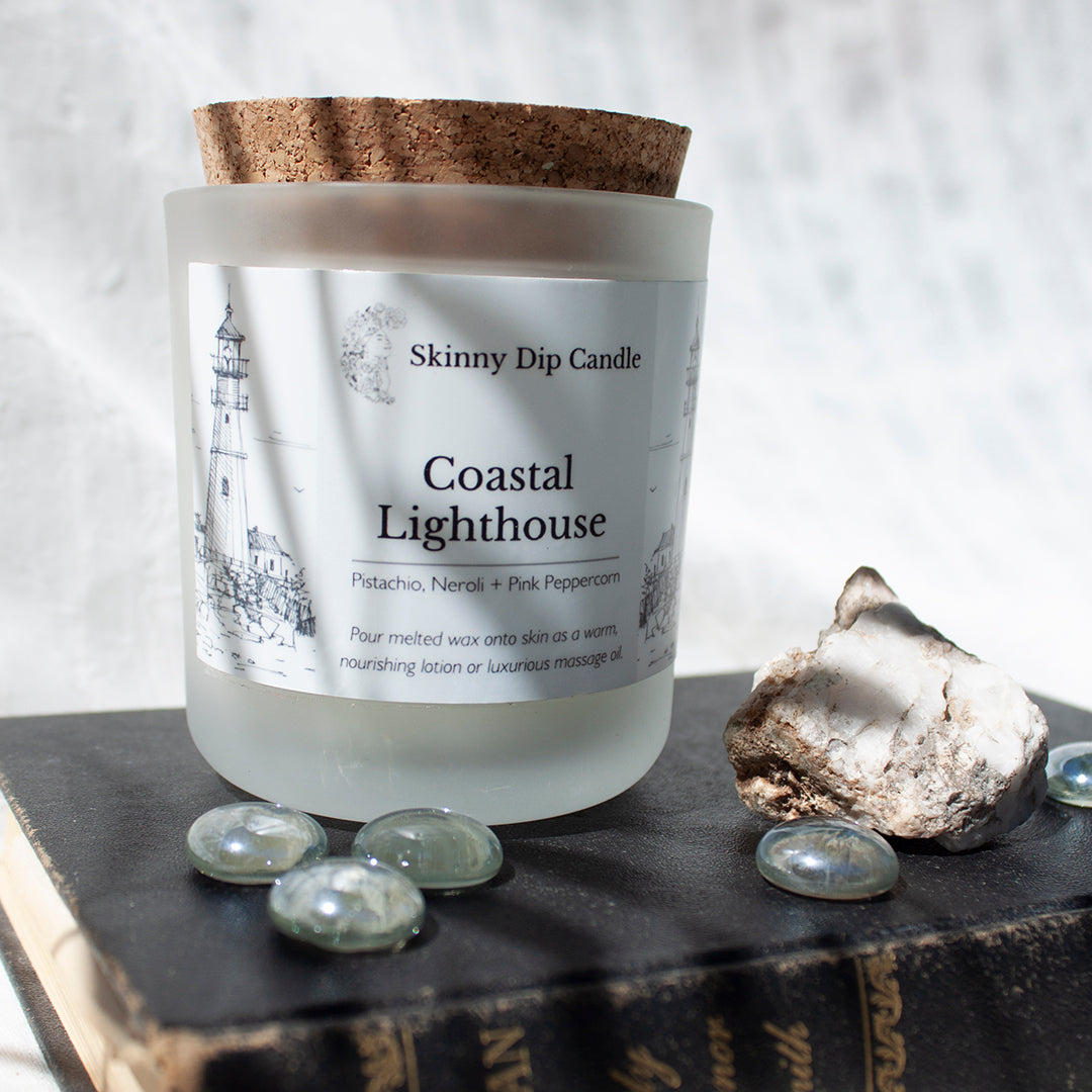 Skinny Dip Candle: Coastal Lighthouse (6oz)