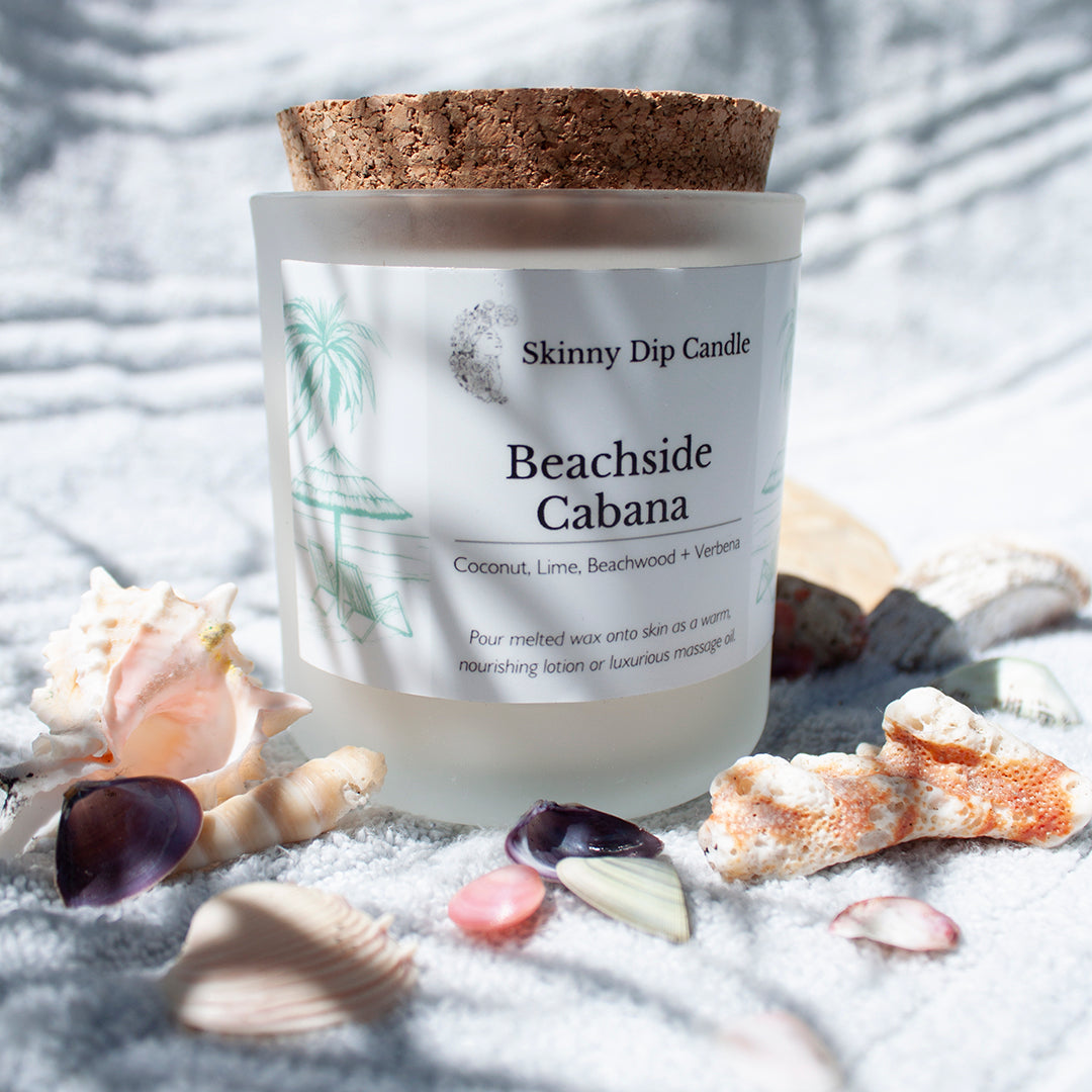 Skinny Dip Candle: Beachside Cabana (6oz)