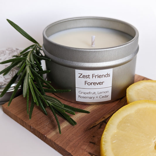 Skinny Dip Candle 4oz (Zest Friends Forever - Essential Oil)